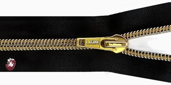 T10 Fermuar Gold polyester