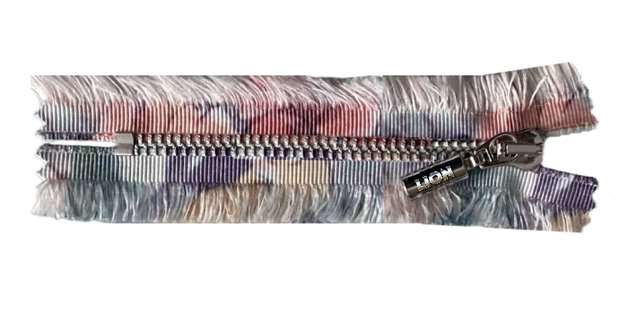 T4-5 Metal Fermuar püskül desenli